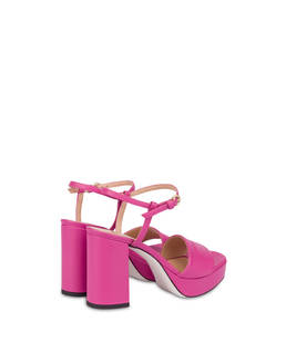 Seventies calfskin high sandals Photo 3