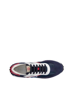 Hunter sneakers in calfskin, nylon and split leather Photo 3