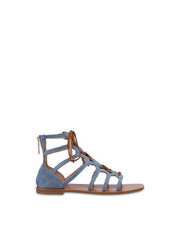 Summer Breeze split-leather flat sandals Photo 1