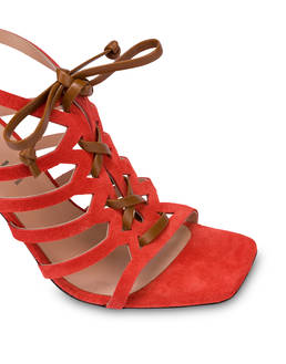 Summer Breeze split-leather high sandals Photo 4