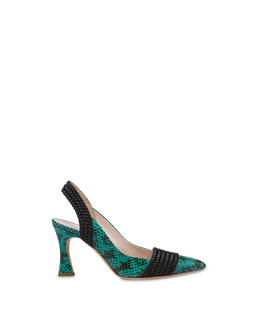 Slingback Paloma aus Elaphe Photo 1