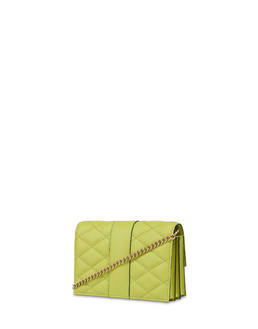 Matelassé quilted clutch bag with mirror Photo 3