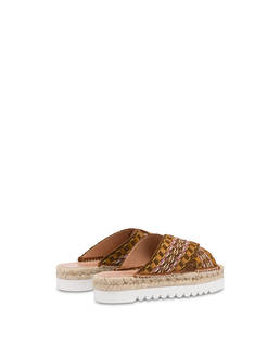 Summer Time woven fabric espadrille sandals Photo 3
