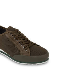 Sporty Driver calfskin and mesh sneakers Photo 5