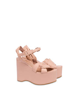 Oasis Nappa leather wedge sandals Photo 2