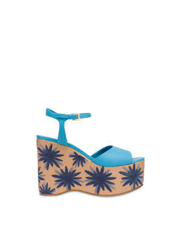 Desert Rose embroidered wedge sandals Photo 1
