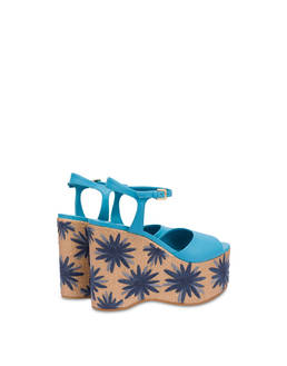 Desert Rose embroidered wedge sandals Photo 3