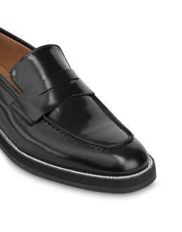 Mannish Bling Bling loafer in abraded calfskin Photo 4