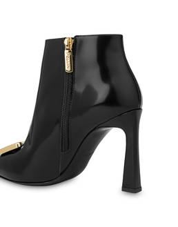 Bullion abraded calfskin ankle boot Photo 4