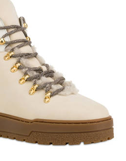 Ice Cracker nubuck and sheepskin walking boots Photo 4