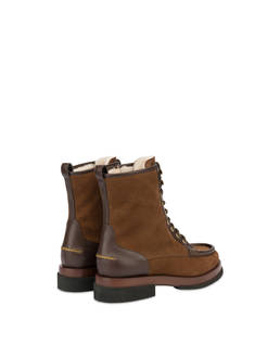 Code combat boot in split leather and calfskin Photo 3