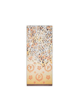 Silk stole with animal print Photo 1