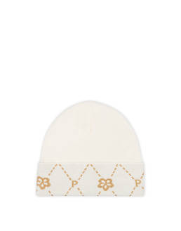 Knit hat adorned with intricate embroidery Photo 1