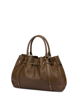 Serena double handle bag in Nappa leather Photo 3