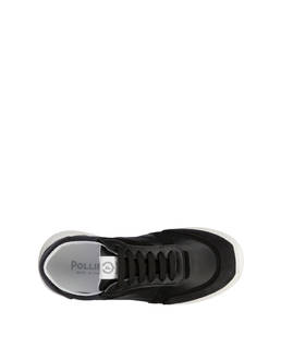 Roomy sneakers in calfskin, nubuck and split leather Photo 3