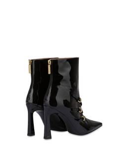 Bi-buckle patent ankle boots Photo 3