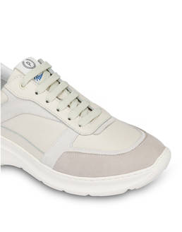 Roomy sneakers in calfskin, nubuck and split leather Photo 5