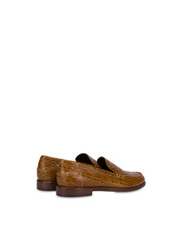 Oxford crocodile-print calfskin loafers Photo 3