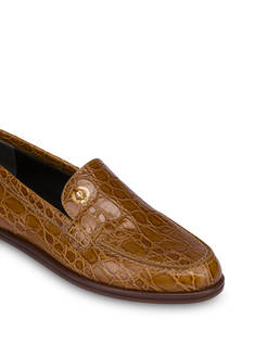Oxford crocodile-print calfskin loafers Photo 4