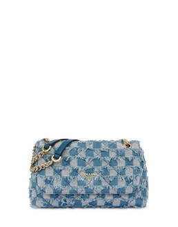 Waltzer Night shoulder bag in check denim Photo 1