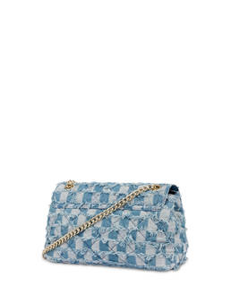 Waltzer Night shoulder bag in check denim Photo 3