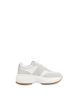 Emily calfskin and split-leather sneakers Photo 1