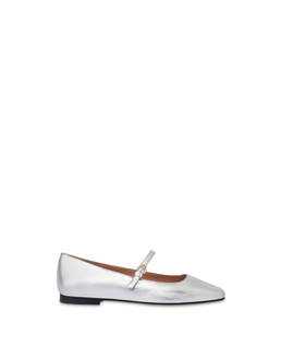 Ballerine in nappa laminata Nina Photo 1