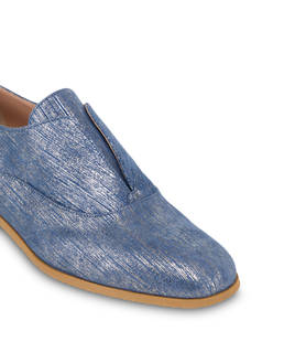 Pollini Flexy Slip-on in Metallic Suede Photo 4