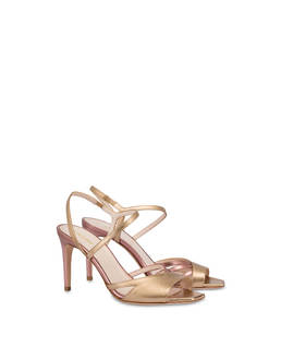 Oblique metallic Nappa leather sandal Photo 2