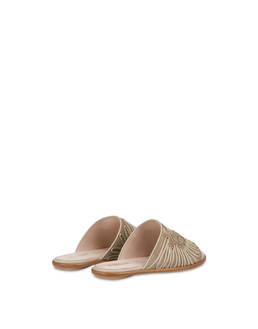 Prestige split leather slider sandals Photo 3